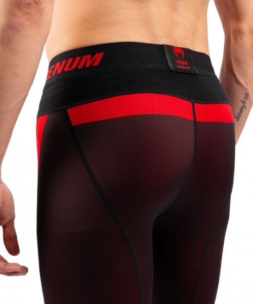 Venum Spats Kompressionshose NoGi 3.0 rot/schwarz